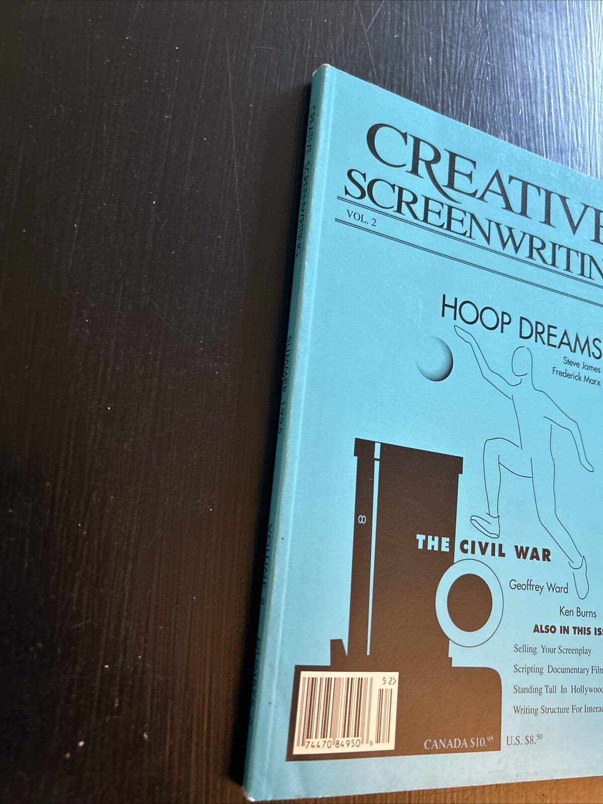 Creative Screenwriting Hoop Dreams Volume 2 #2 Summer 1995 No Label!