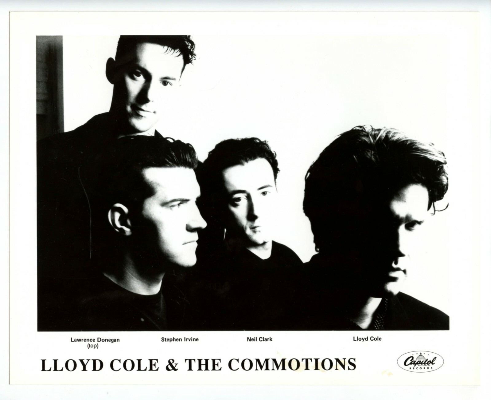 Lloyd Cole & The Commotions Photo 1980s Capitol Records Original Vintage