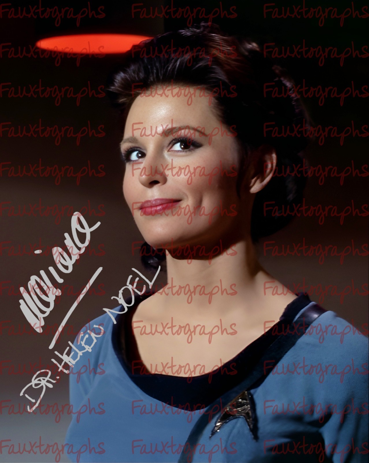 MARIANNA HILL Signed 8×10 STAR TREK Autograph! REPRINT!