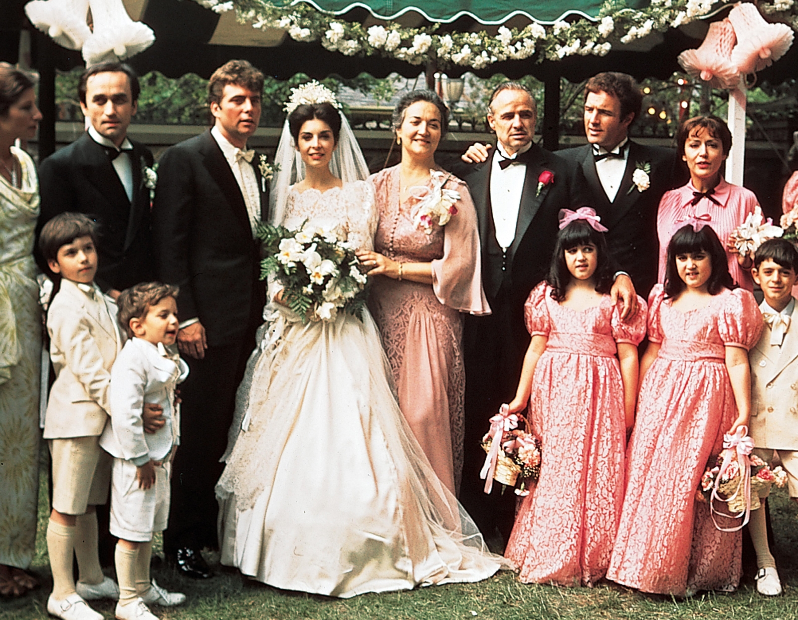 GLOSSY PHOTO PICTURE 8×10 The Godfather Cast Wedding Scene