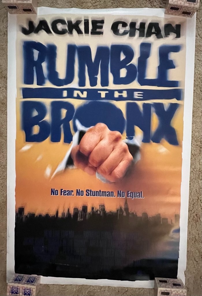 Rumble in the Bronx 1995 Double-Sided Movie Poster 27×41 Jackie Chan ROLLED