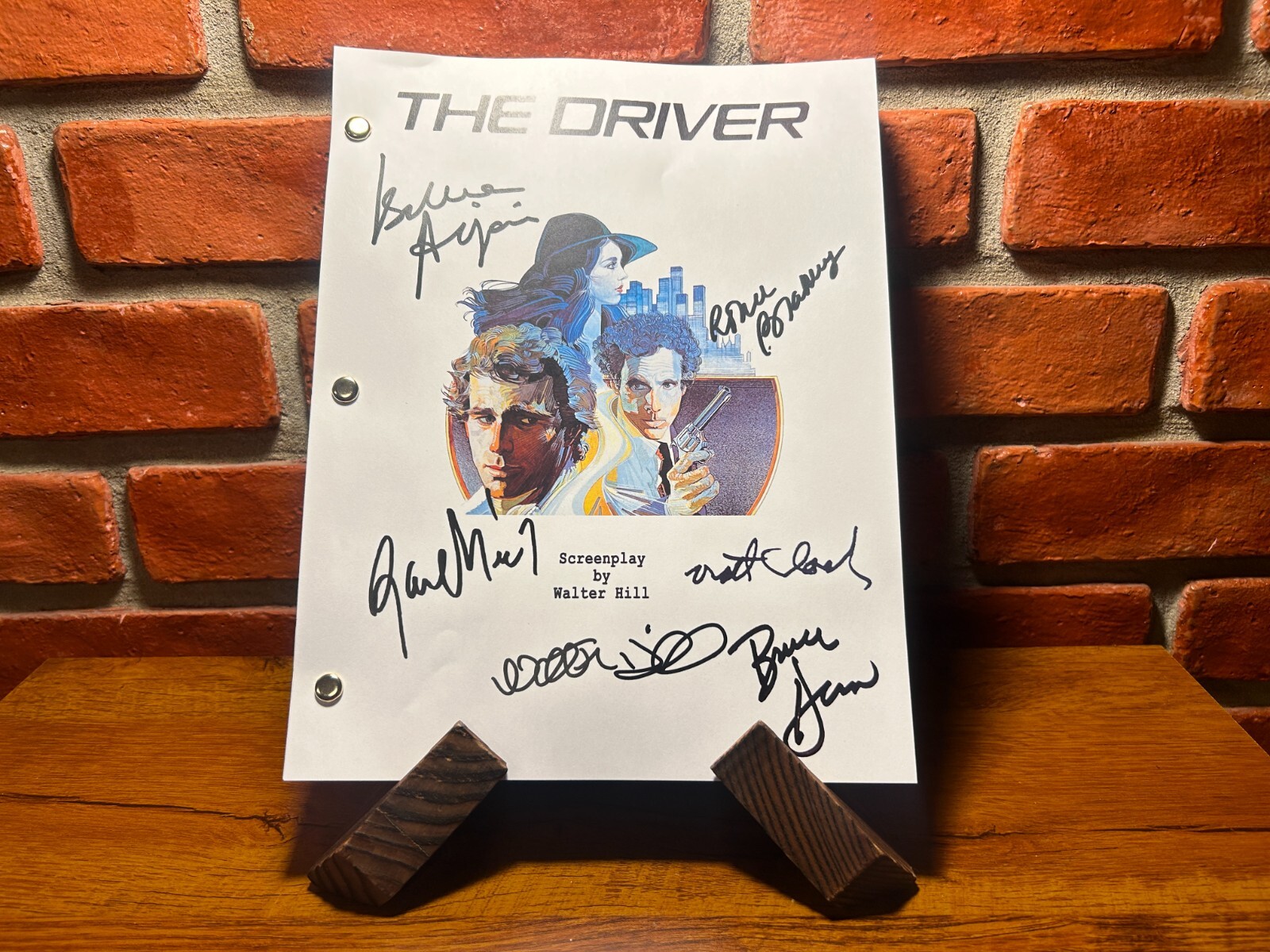 The Driver Movie Signed Autographed Reprint Script Full Screenplay Walter Hill
