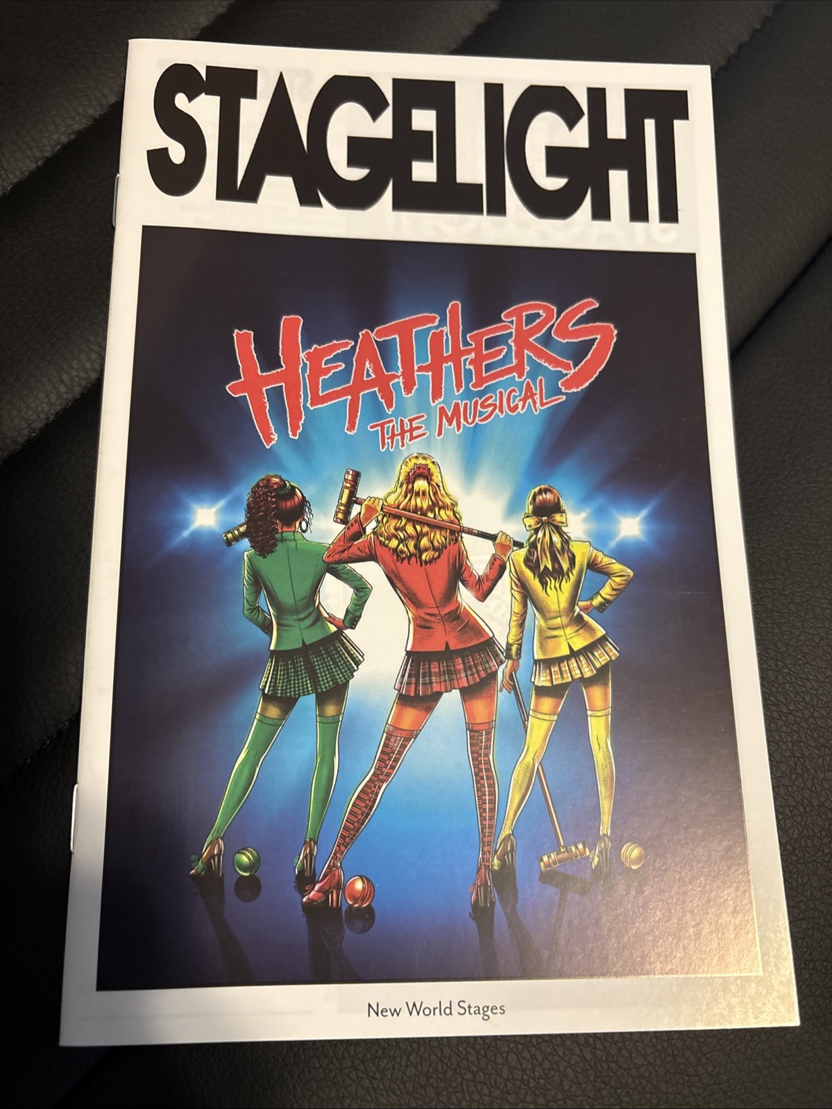 Heathers The Musical Off Broadway Program not Playbill New World Stages 2025