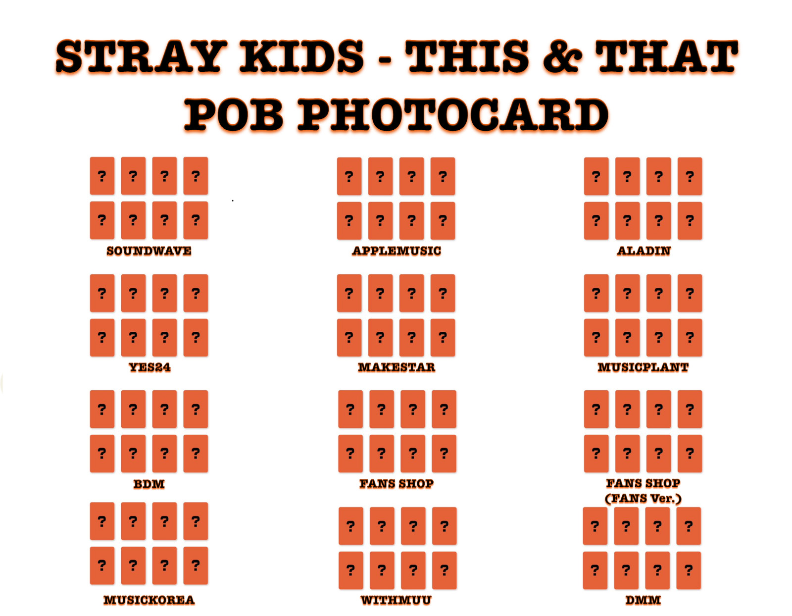 presale [STRAY KIDS] THIS & THAT – POB PHOTOCARD SKZ This and That