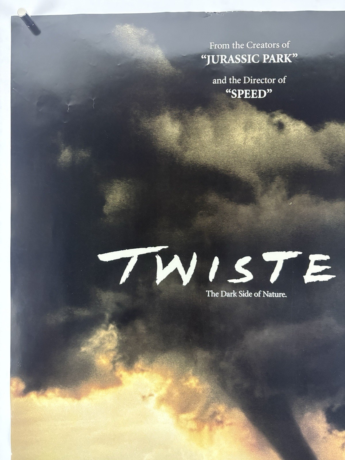 TWISTER Movie Poster (Fine+) 1SH DS 1996 27×40 1/4 Tornados 200H