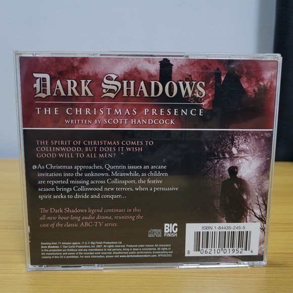 Dark Shadows The Christmas Presence Audio CD Signed Lara Parker Autograph 2007