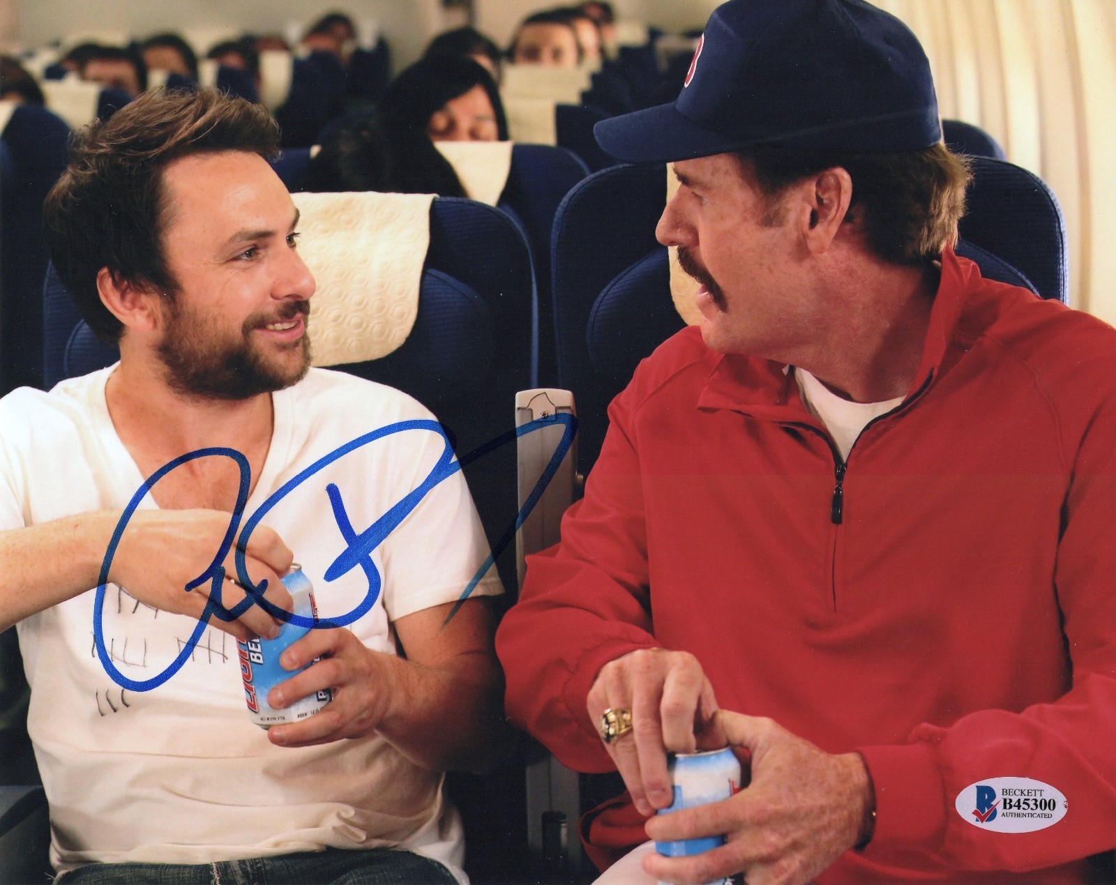 Charlie Day Always Sunny in Philadelphia Signed Photo Beckett COA – Wade Boggs
