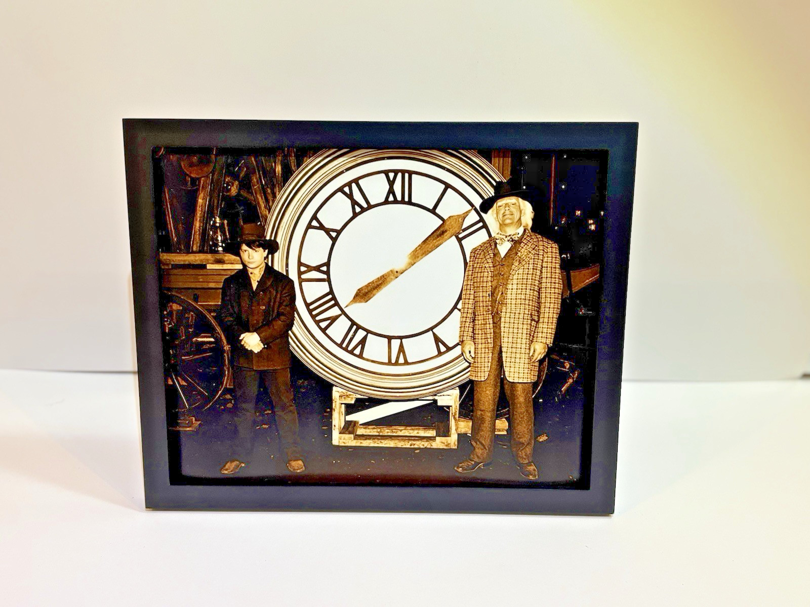 Back to the Future – Marty & Doc Clock Tower Photo Reproduction Prop 8×10 Photo