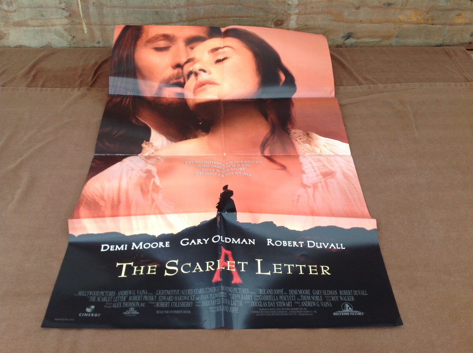 1995 The Scarlet Letter Original Movie House Full Sheet Poster