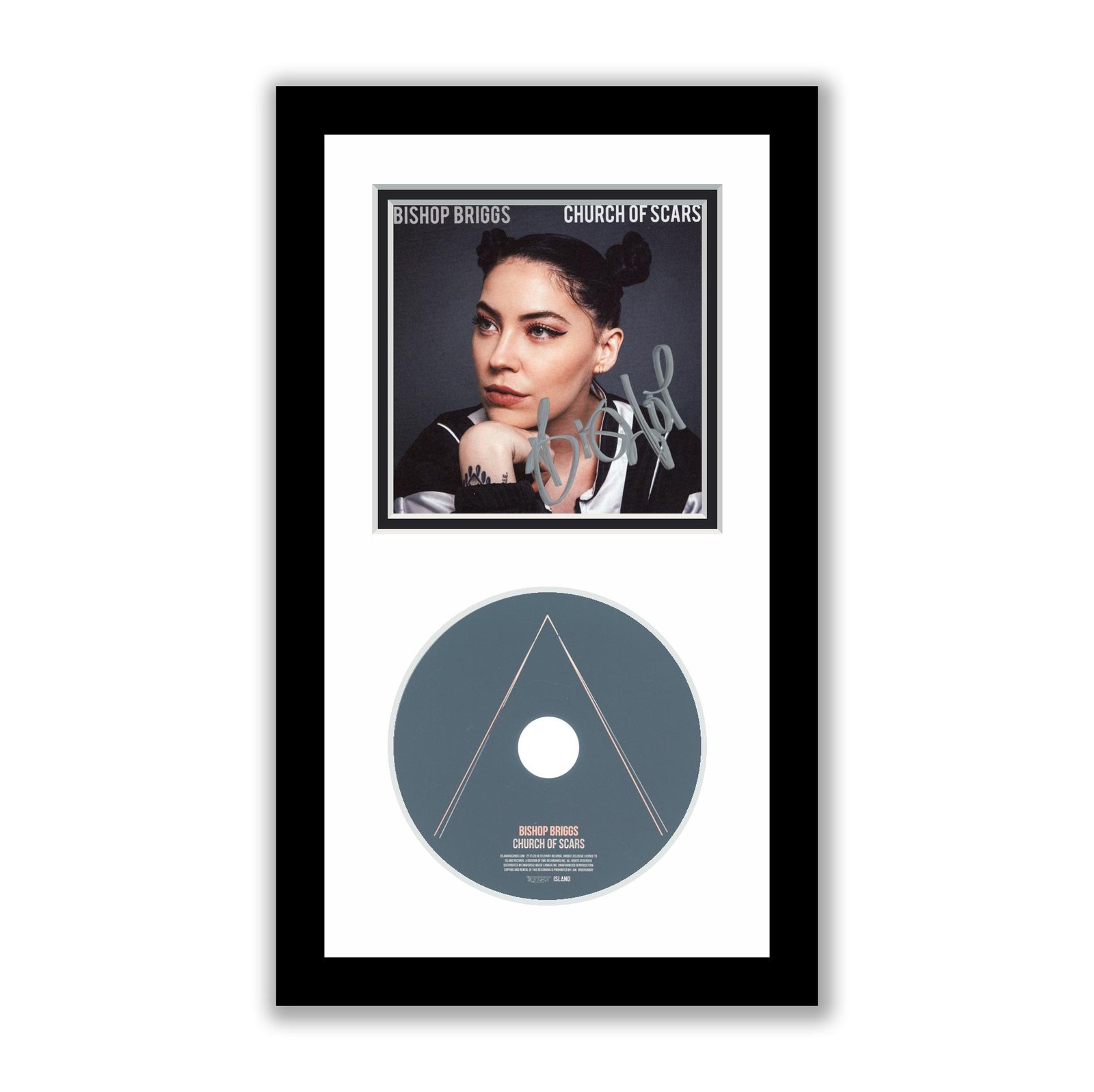 Bishop Briggs Autographed Signed Framed CD Church Of Scars ACOA