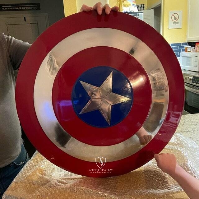 Captain America Shield Marvel Legends 75th Anniversary Avengers Alloy Metal 1:1