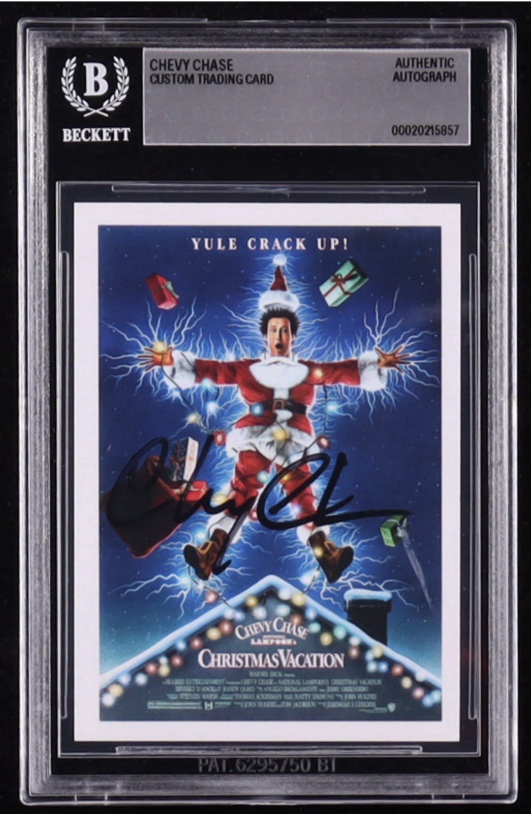 🌲Chevy Chase Signed “National Lampoon’s Christmas Vacation” Trading Card (BGS)