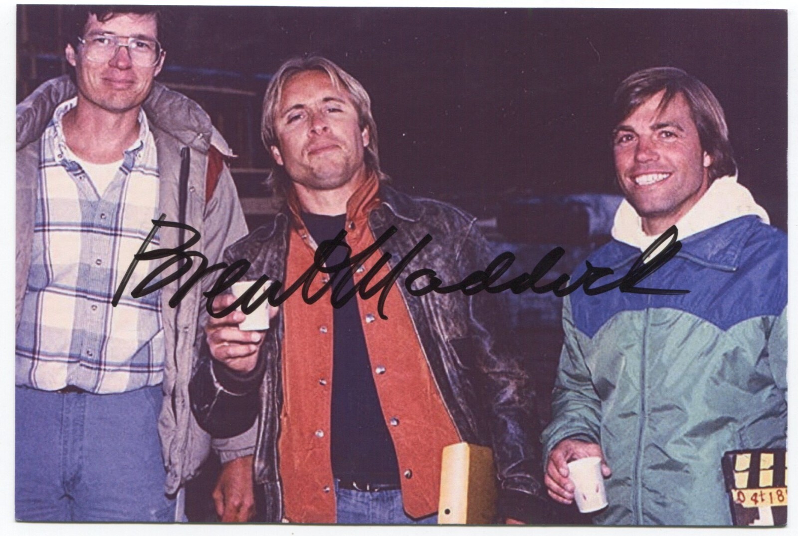 Brent Maddock Signed Photo Card Autographed Tremors Director Writer Producer