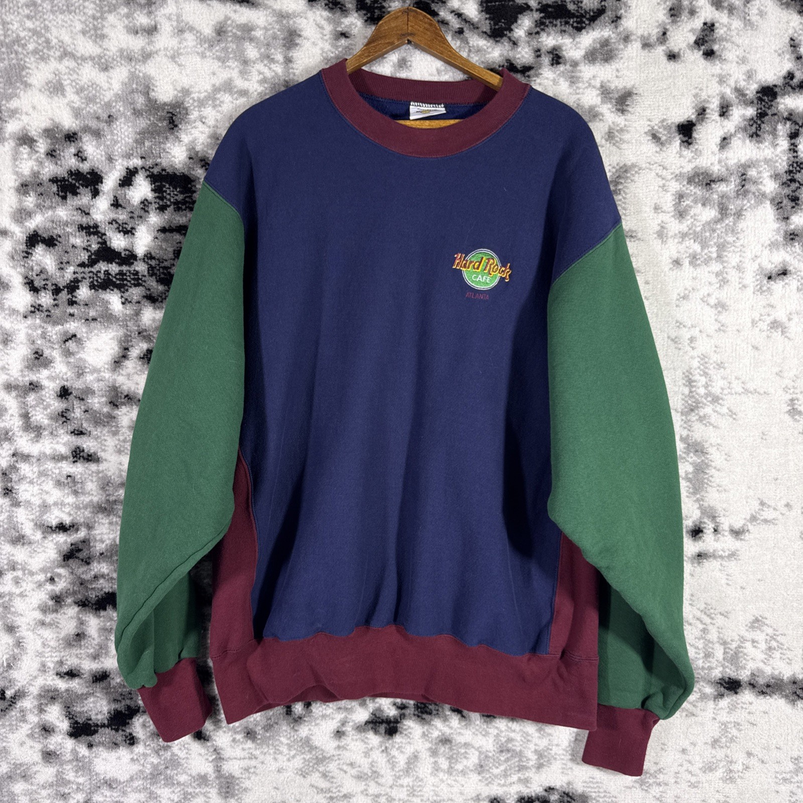 Hard Rock Cafe Sweatshirt Adult Size Extra Large Colorblock All Is One