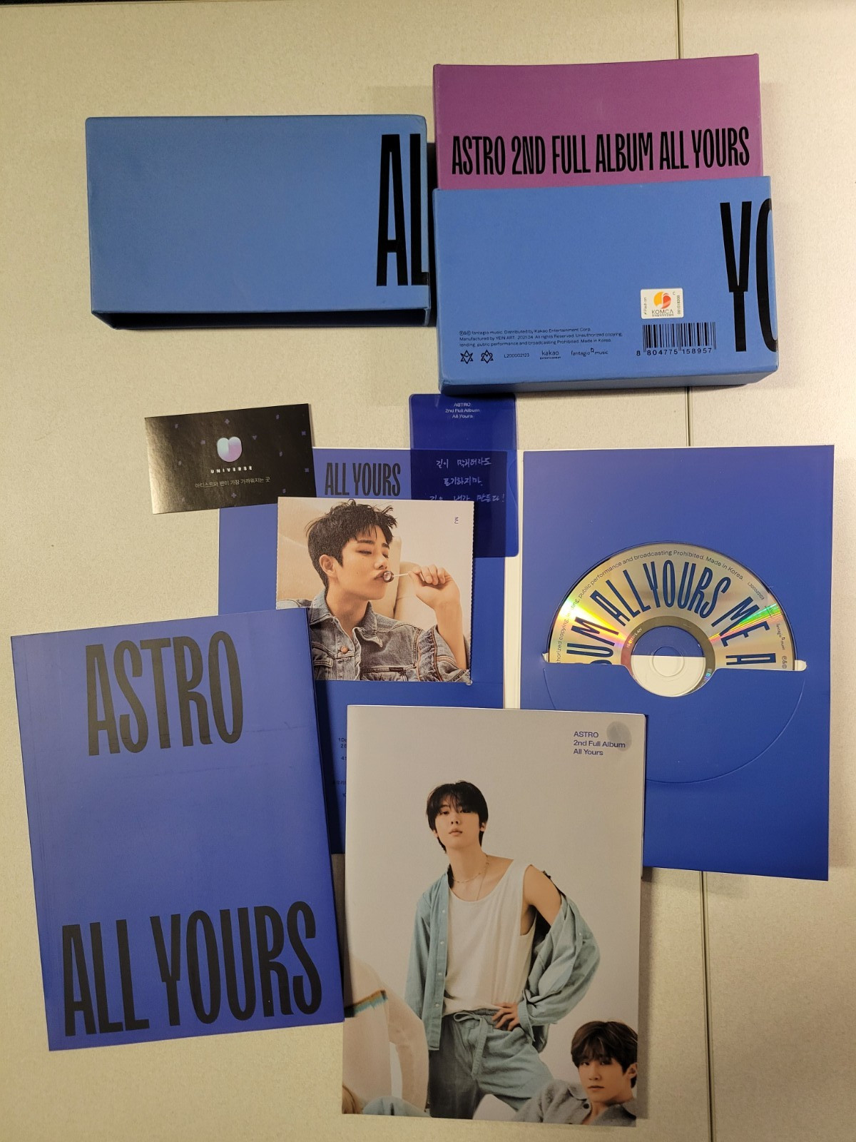 ASTRO All Yours(2) Us Ver Member signed Promo Album Moonbin Eunwoo Photocards