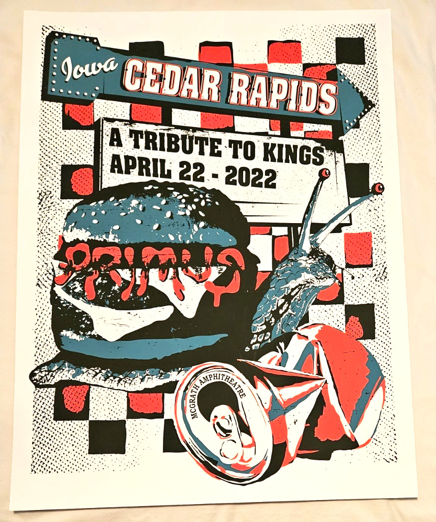 Primus Poster 2022 Cedar Rapids Iowa Nick Van Berkum VG