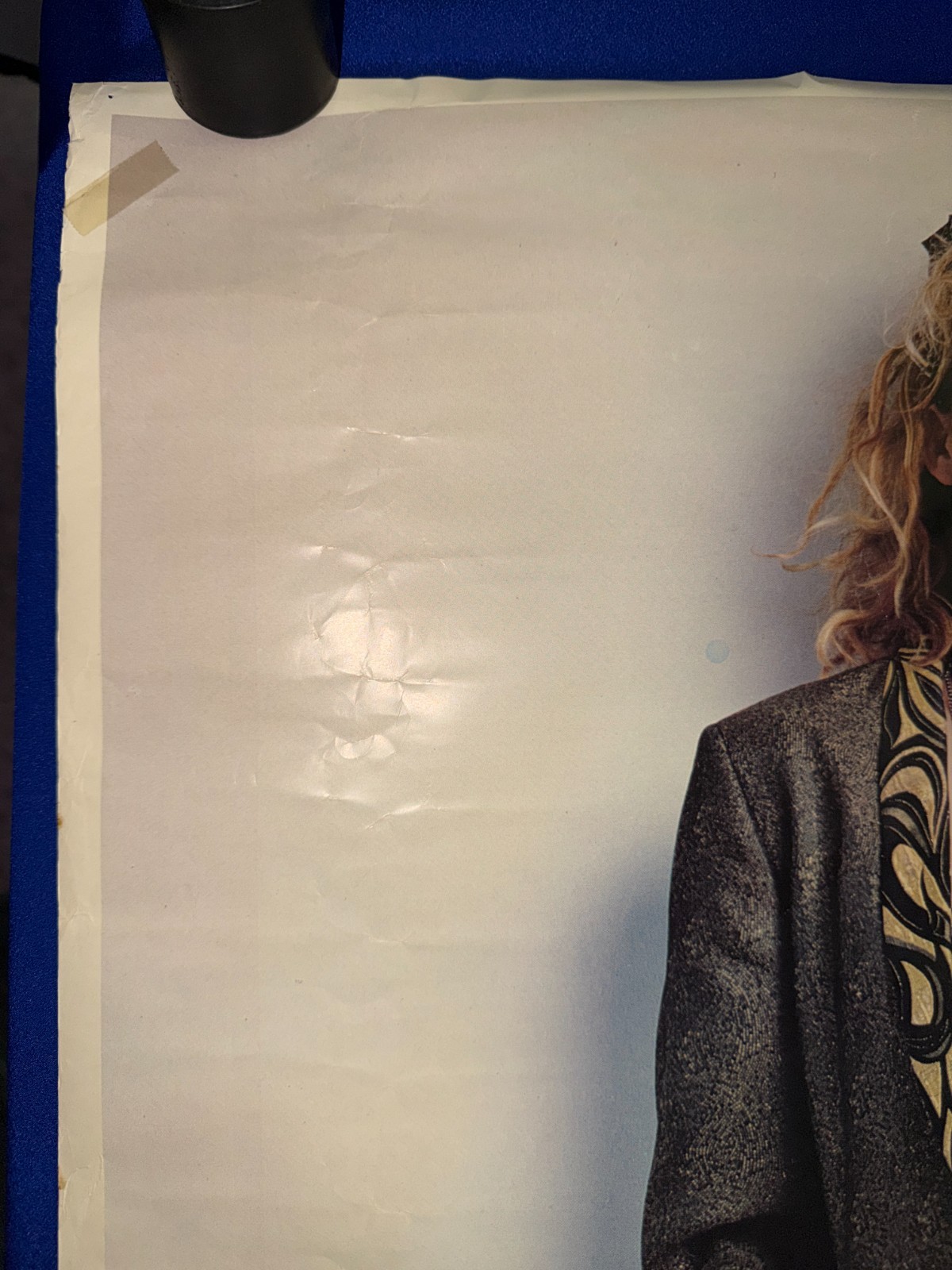 vintage 1985 Madonna Desperatley Seeking Susan #2 POSTER USED 23x35in One Stop
