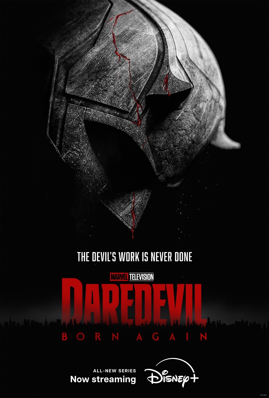 Daredevil Born Again poster (f) – 11″ x 17″ – Charlie Cox