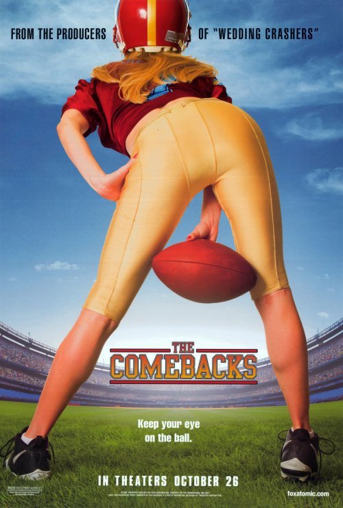 THE COMEBACKS Movie POSTER 27×40 David Koechner Carl Weathers Matthew Lawrence
