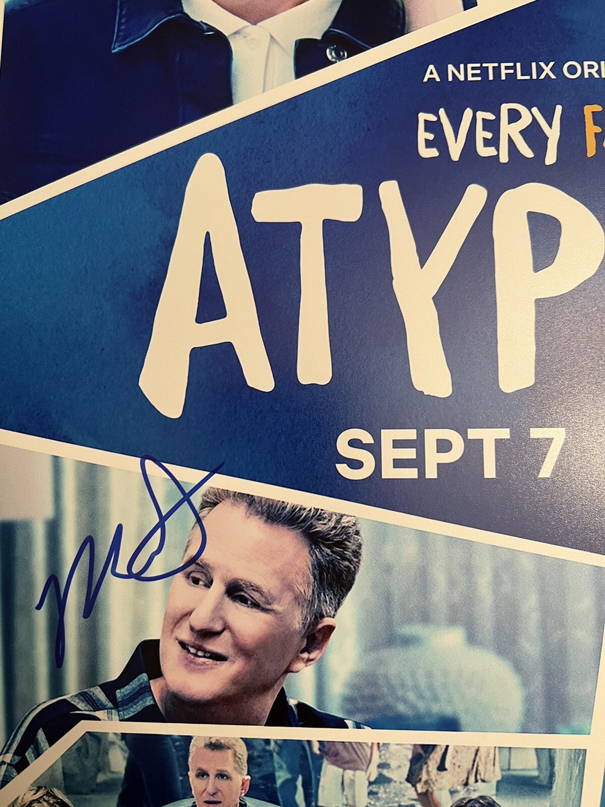 Michael Rapaport signed 11×17 Poster Actor Comedian Netflix Atypical