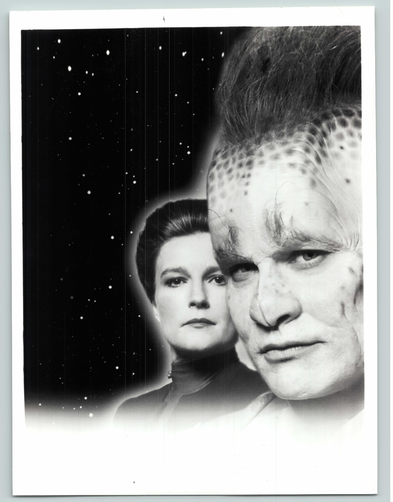 Star Trek Voyager Janeway Neelix Kate Mulgrew Ethan Phillips 8×10 Press Photo