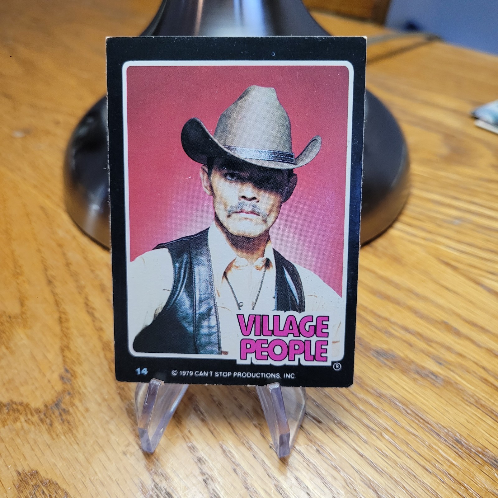 Vintage 1979 Village People Trading Card #14 Disco Era Vintage Music Collectible