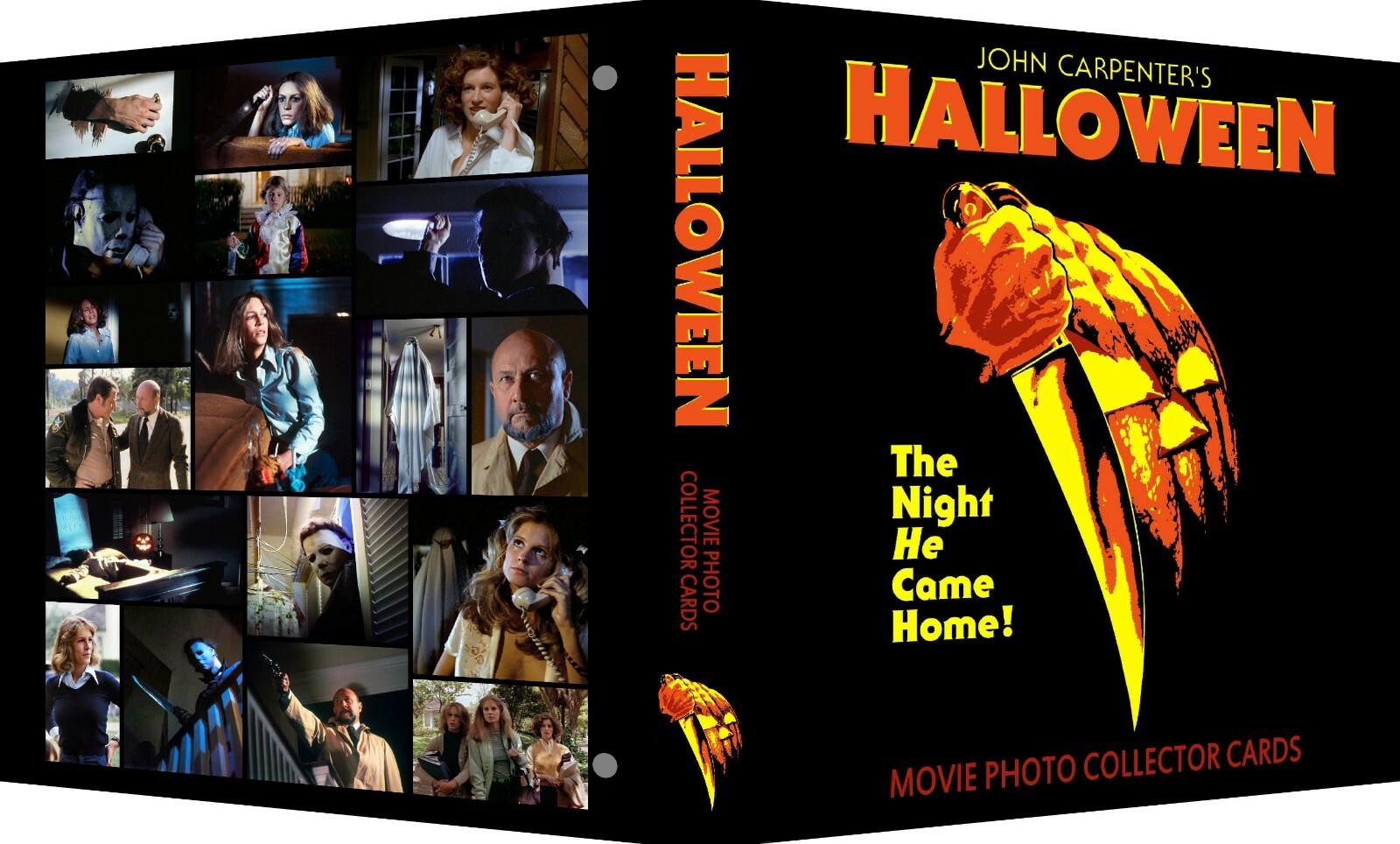 HALLOWEEN Custom 3-Ring Binder Movie Photo Collector Cards Album MICHAEL MYERS