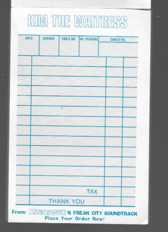 Material Issue – Freak City Soundtrack March 1994 Promotional Check Pad