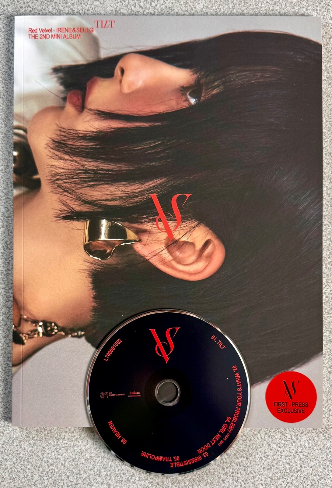RED VELVET IRENE & SEULGI TILT Photobook SEULGI Version Unsealed NO Photocard
