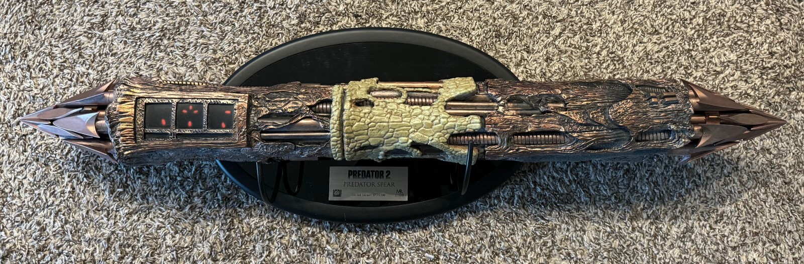 MASTER REPLICAS PREDATOR 2 SPEAR 1:1 SCALE RARE! NR!