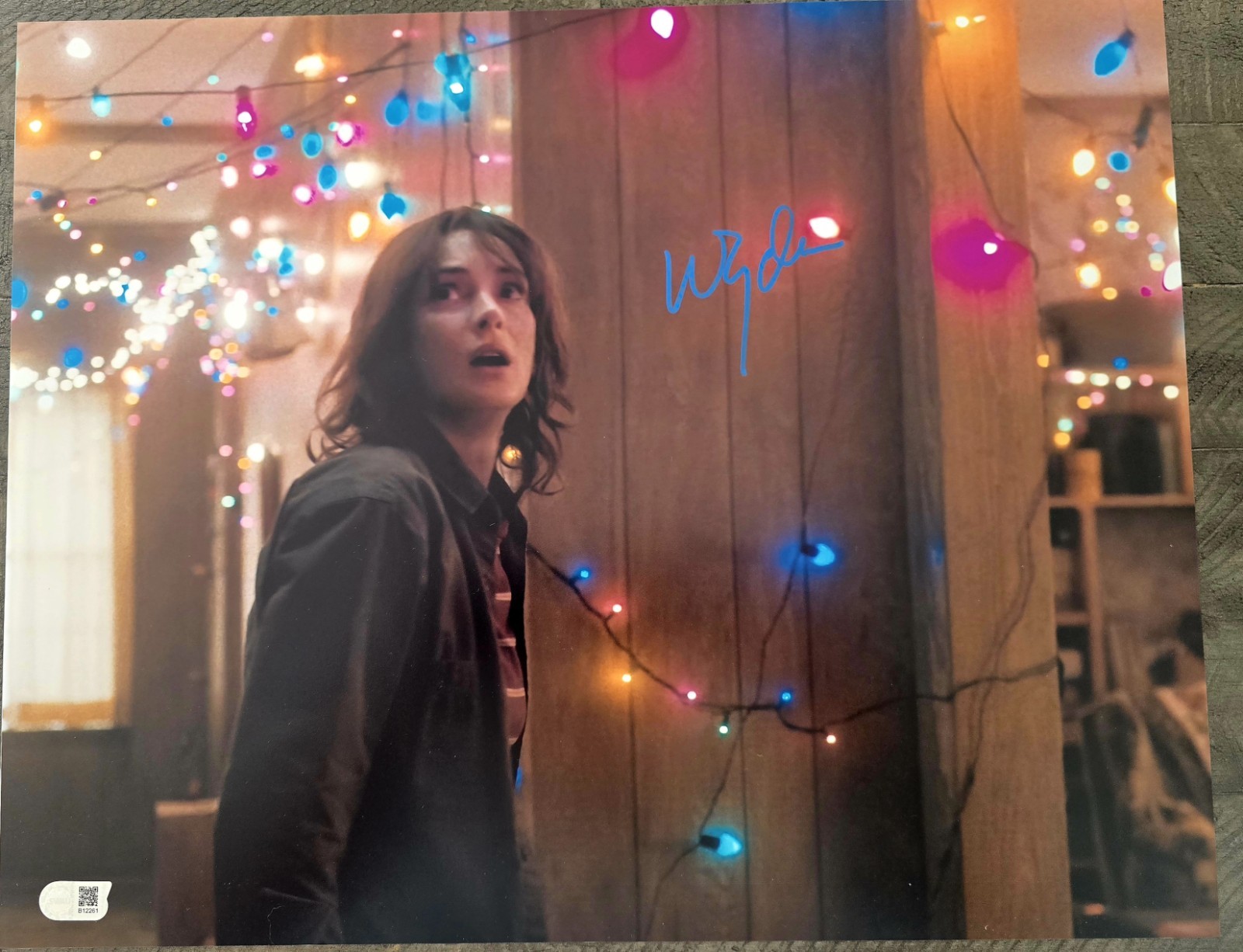 Winona Ryder Signed 16×20 Stranger Things SWAU Private Signing