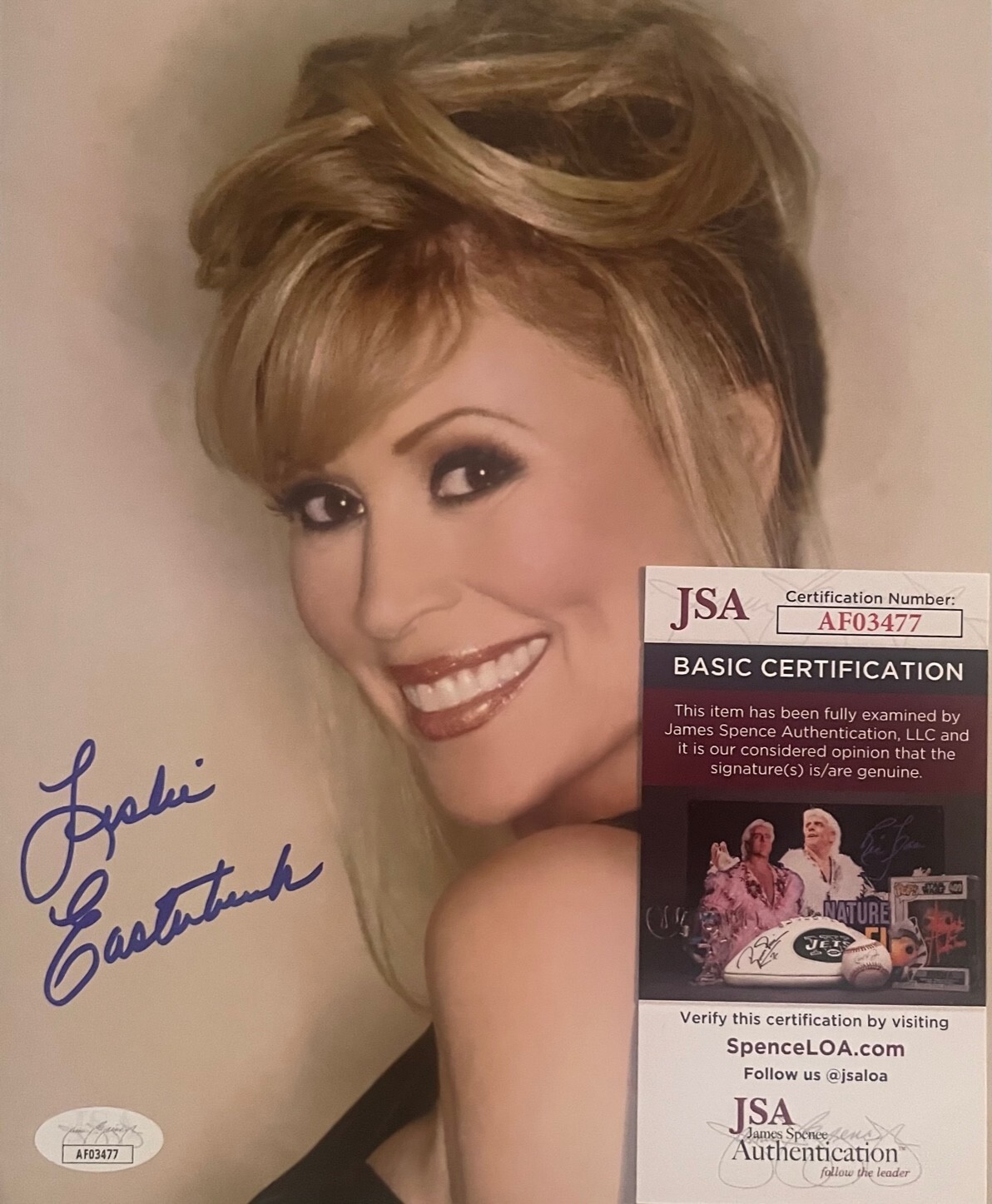 Leslie Easterbrook Original Autographed 8X10 Photo with JSA COA