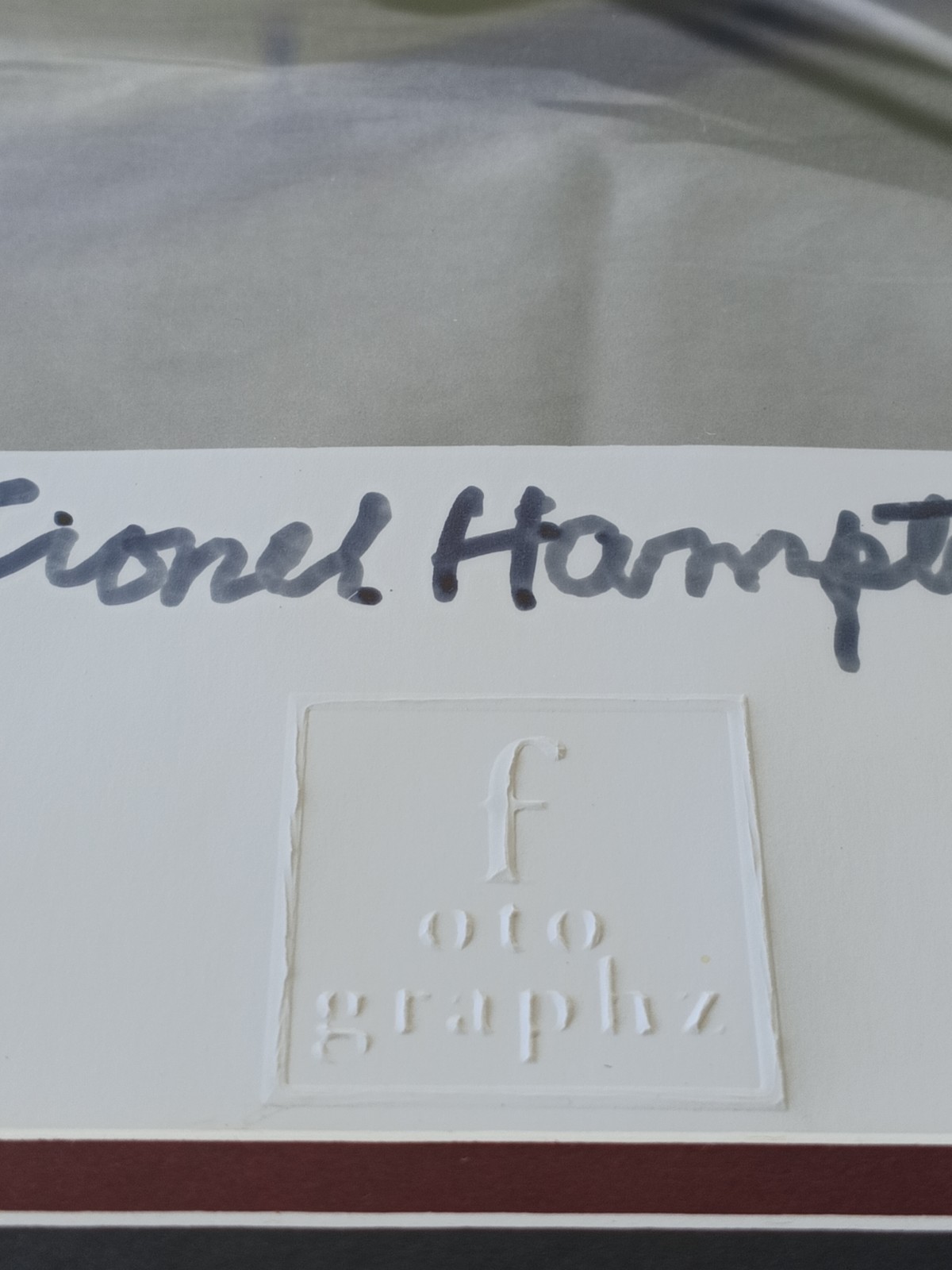 Lionel Hampton Signed Limited Edition 5/5 Photo Frank Jackson Fotographz 1995