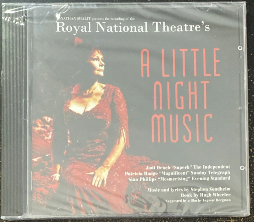 Judi Dench A LITTLE NIGHT MUSIC Royal National Theater CD RARE Sealed OOP 1996