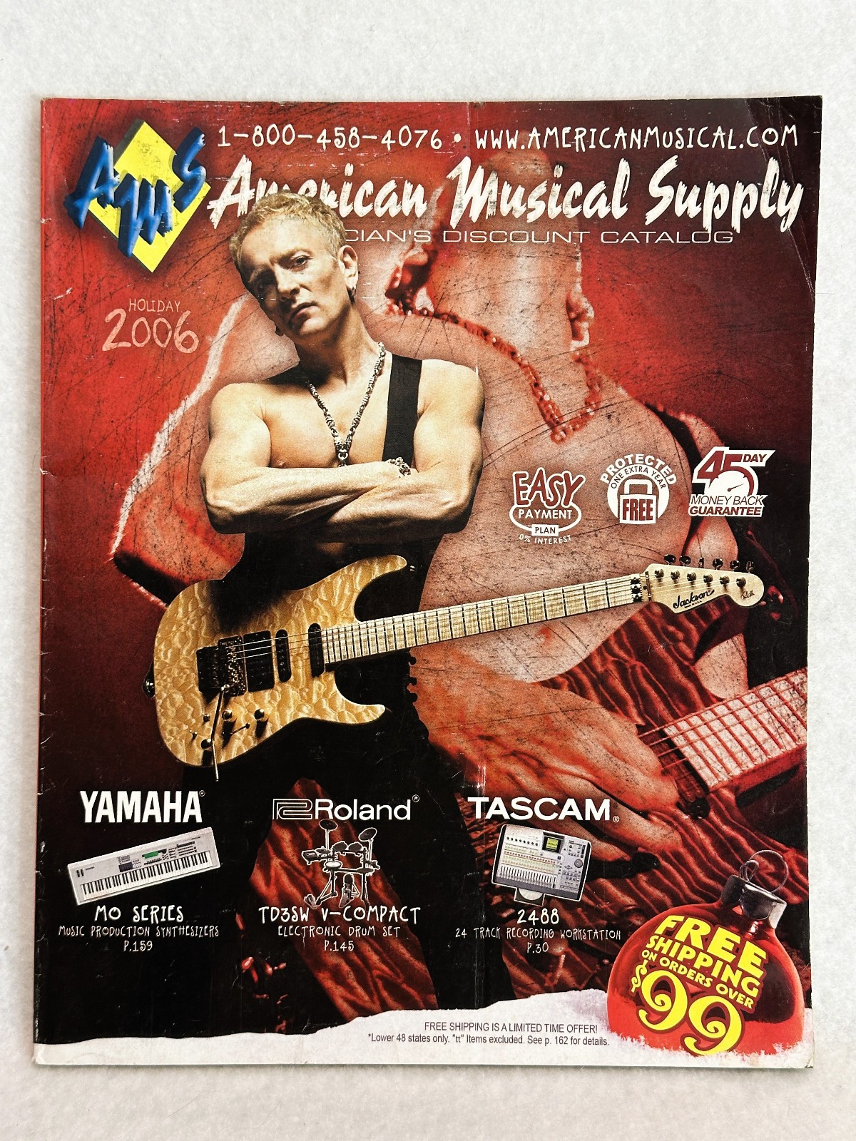 AMERICAN MUSICAL SUPPLY MAGAZINE (US) HOLIDAY 2006 DEF LEPPARD PHIL COLLEN