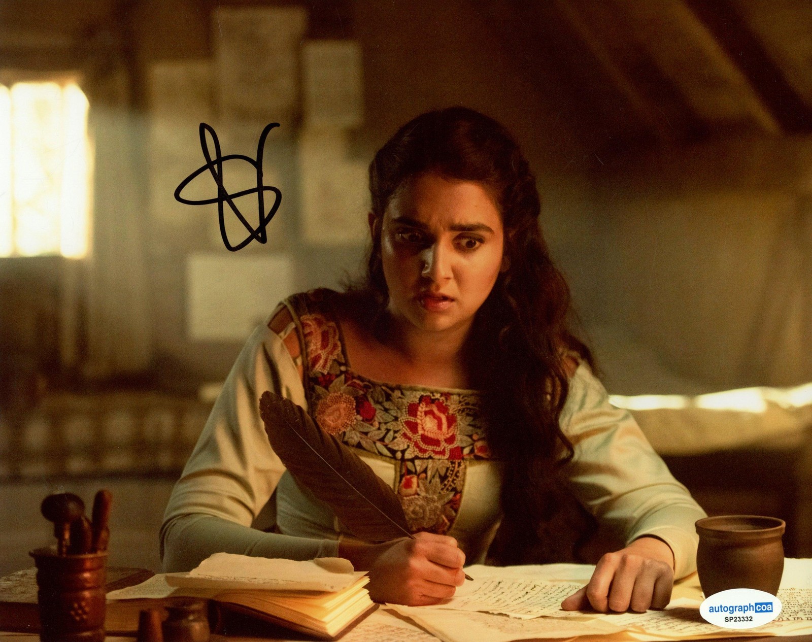 Geraldine Viswanathan “Miracle Workers” SIGNED ‘Al Shitshoveler’ 8×10 Photo ACOA