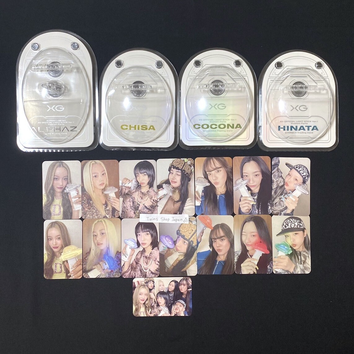 XG Official Light Stick Photocard Official Custom Parts Photocard tracking