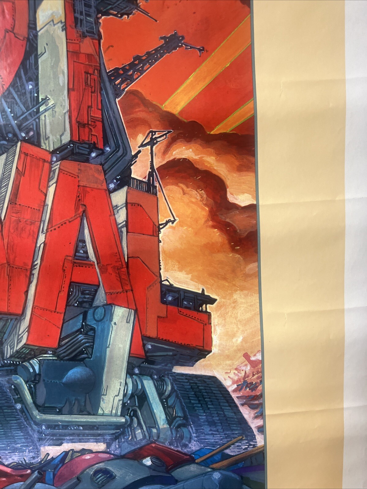 Rare Original 1990 Robot Carnival 27×41 Movie Poster Japanese Anime Vintage-