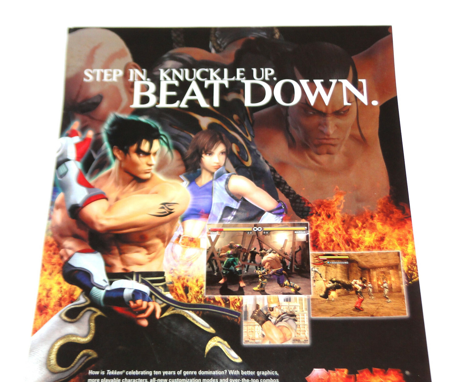 Tekken 5 PS2 Playstation 2 Print Ad 2005