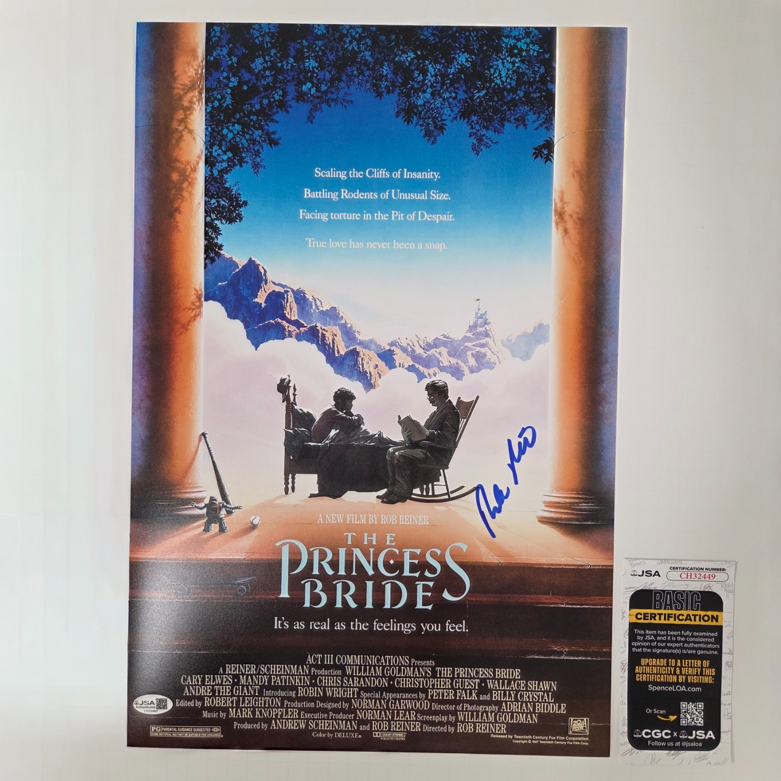 ROB REINER Authentic Hand-signed “THE PRINCESS BRIDE” 12×18 Photo (JSA COA)