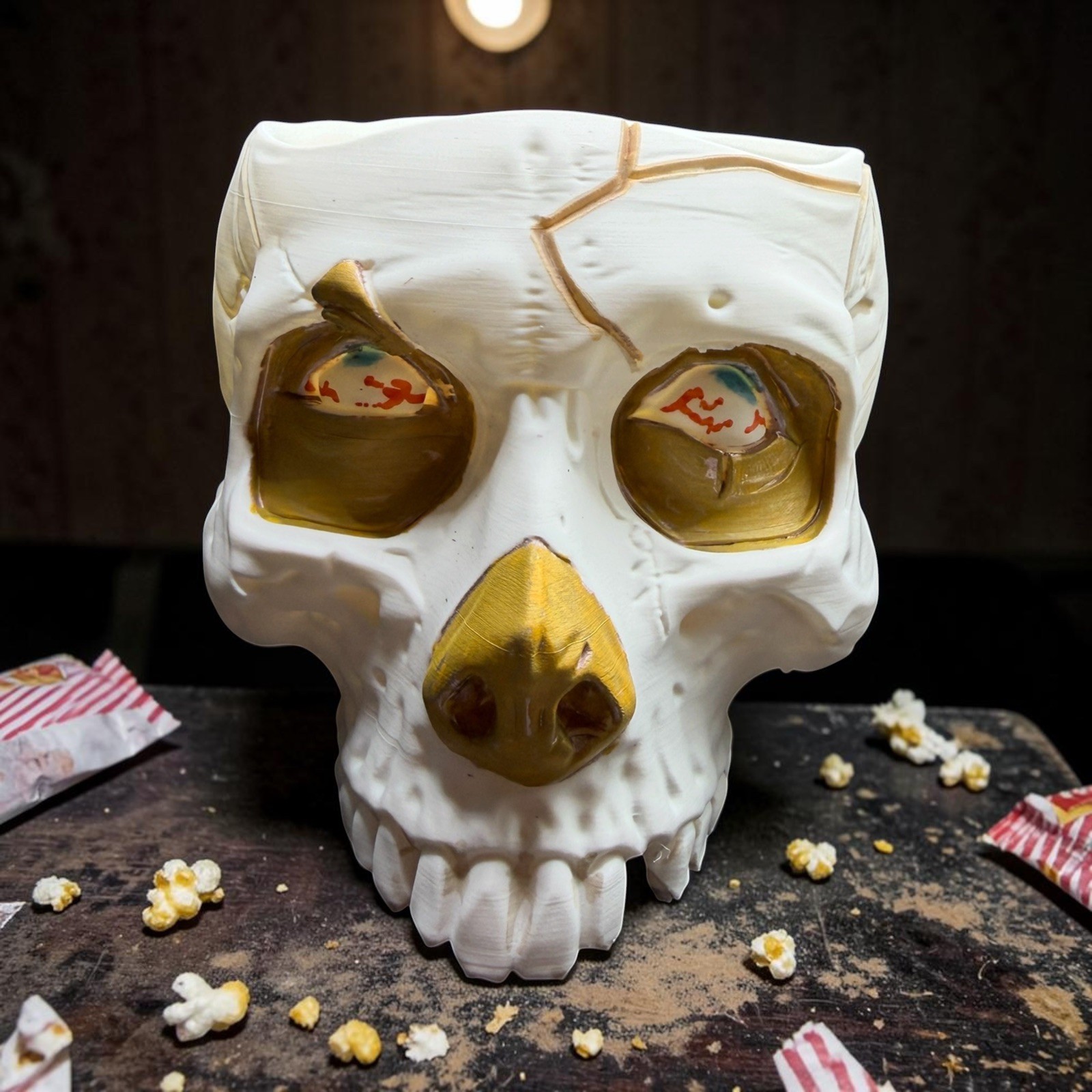 Frankenstein 2025 Netflix Inspired Popcorn Bucket Guillermo Del Toro 3D Printed