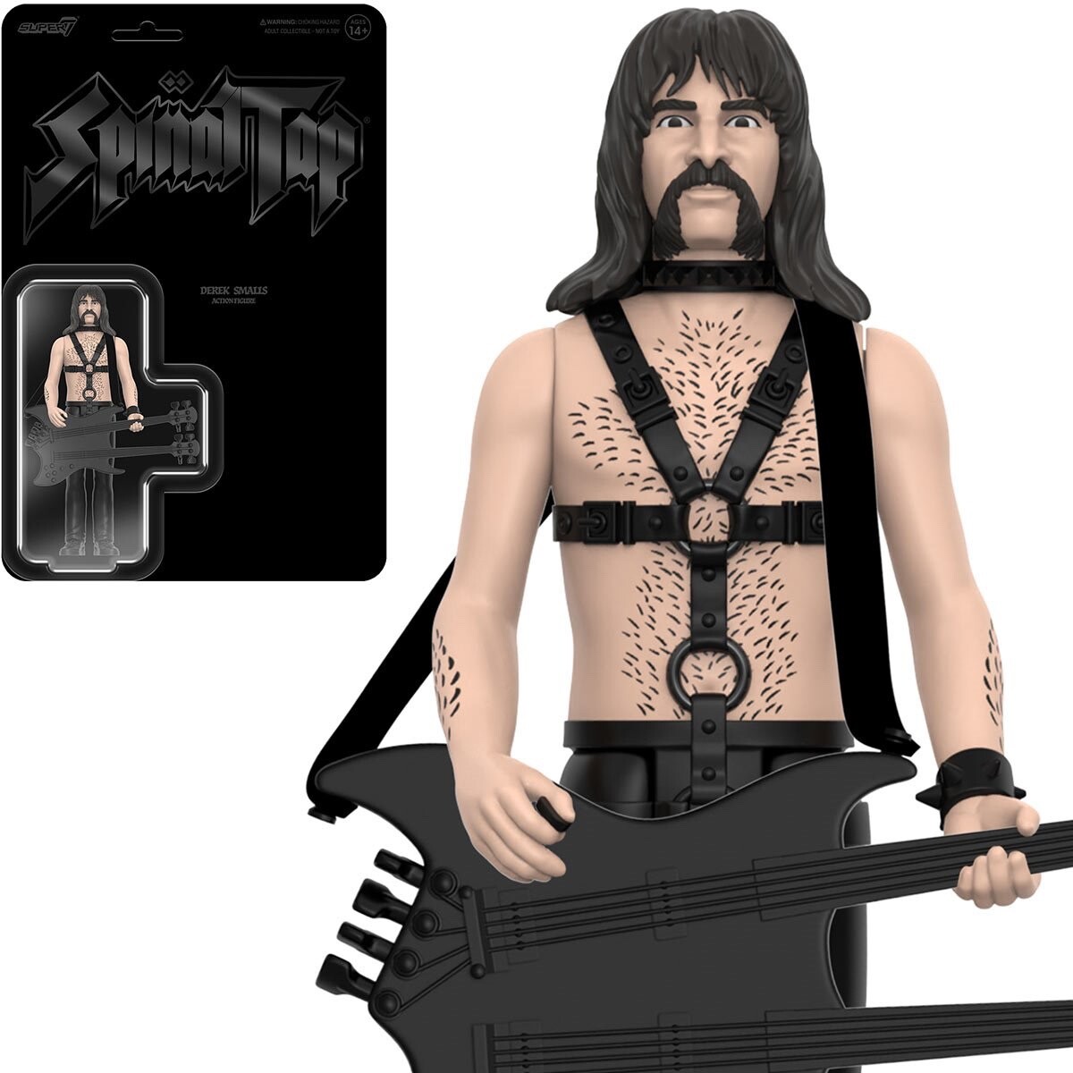 Super7 • Spinal Tap • DEREK SMALLS • 3 ¾-in ReAction Fig • Ships Free
