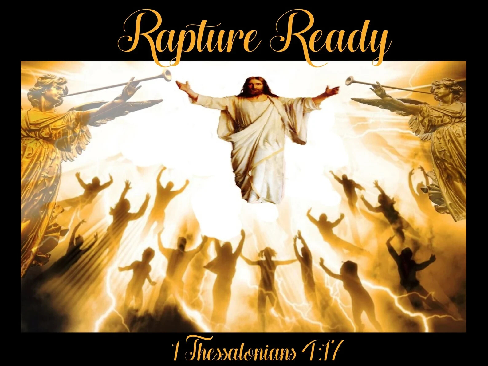 THE RAPTURE PHOTO JESUS CHRIST PHOTO THE 2ND SECOND COMING HEAVEN 8.5X11 REPRINT