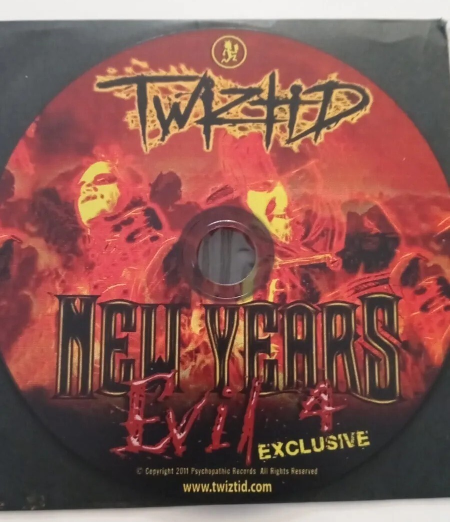 TWIZTID NYE NEW YEARS EVIL 2011 ANNIHILATING LIFE CD SINGLE JAMIE MADROX MONO