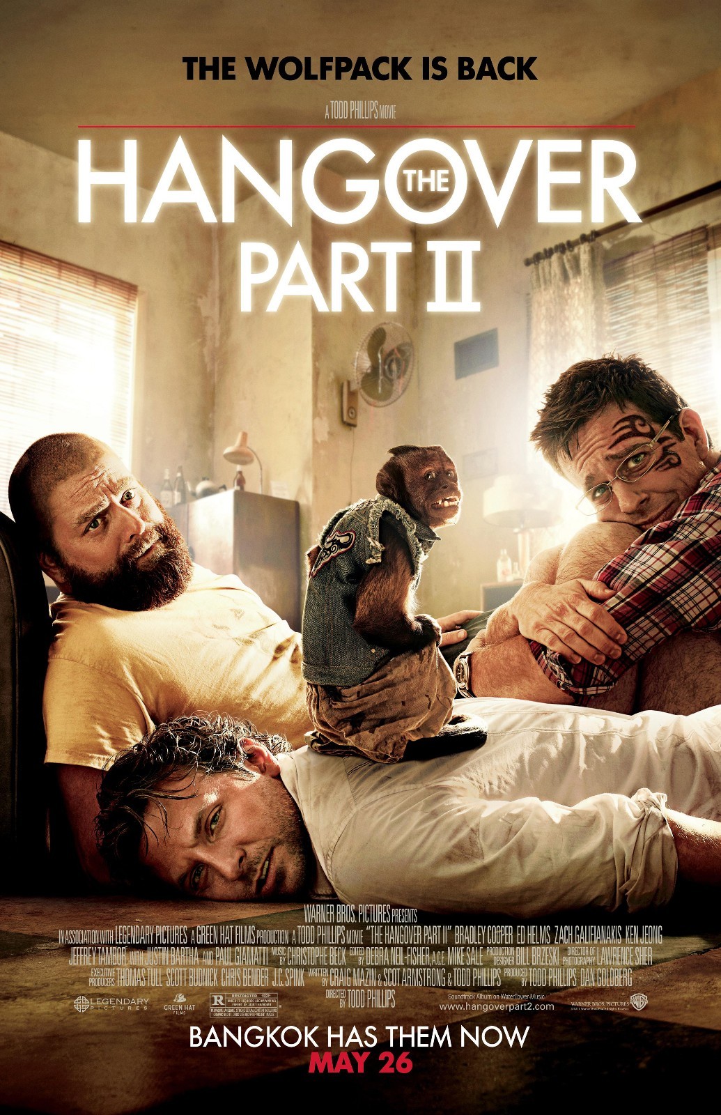 The Hangover part II movie poster – Bradley Cooper, Ed Helms.