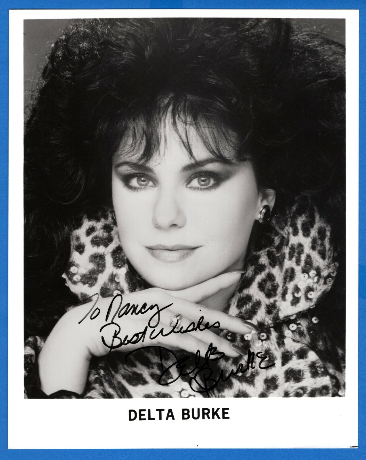 Delta Burke Actress Hand Signed Autograph 8×10 Photo with Todd Mueller COA