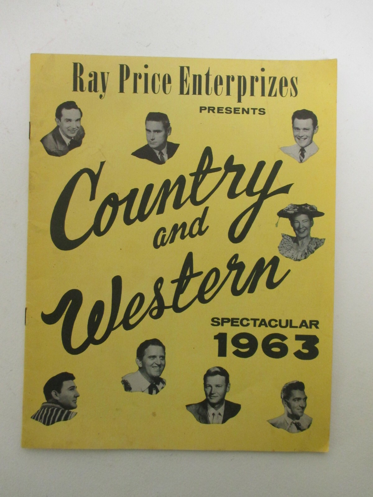 COUNTRY & WESTERN SPECTACULAR 1963 Vintage Country Music Book / Ray Price Enter.