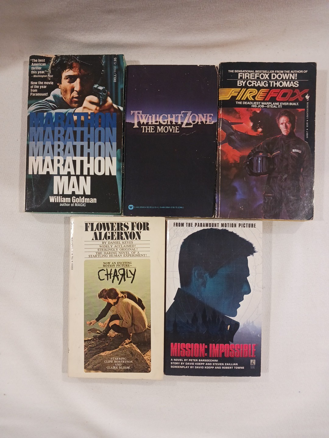 Book Lot Vtg Film Movie Novelization Tie-In Paperbacks w/ Photos SF Action Drama