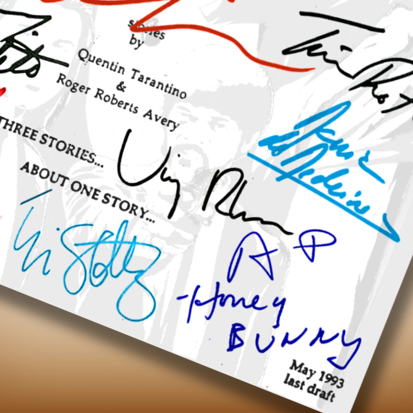 Pulp Fiction Script Signed Autograph Reprints 161 Pages Memorabilia Fan Gift