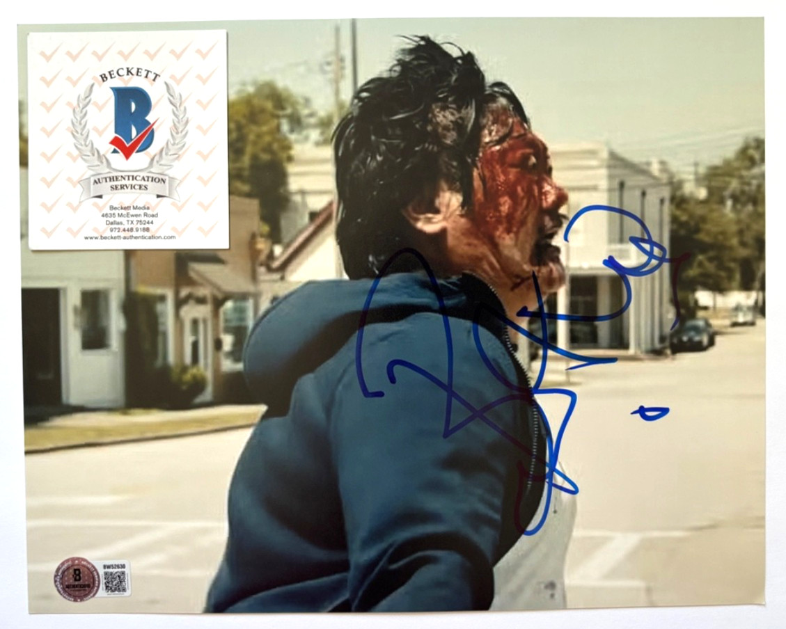 BENEDICT WONG SIGNED 8X10 PHOTO WEAPONS HORROR MOVIE MARCUS MILLER ACTOR BW BAS